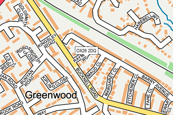 OX26 2DQ map - OS OpenMap – Local (Ordnance Survey) OX26 2DQ map - OS OpenMap – Local (Ordnance Survey)