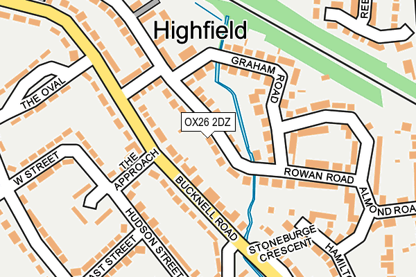 OX26 2DZ map - OS OpenMap – Local (Ordnance Survey) OX26 2DZ map - OS OpenMap – Local (Ordnance Survey)