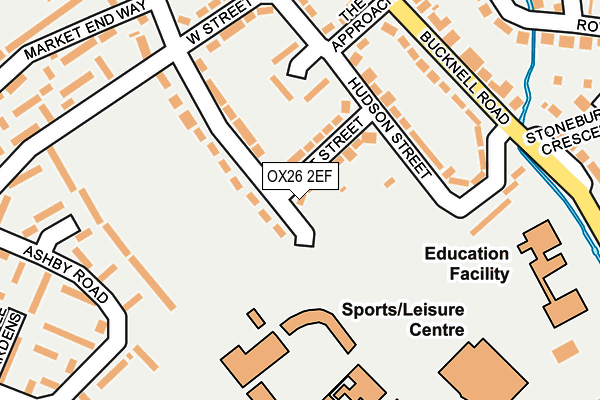 OX26 2EF map - OS OpenMap – Local (Ordnance Survey) OX26 2EF map - OS OpenMap – Local (Ordnance Survey)