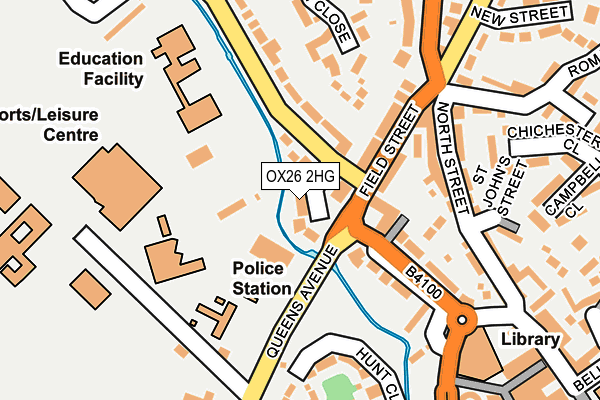 OX26 2HG map - OS OpenMap – Local (Ordnance Survey) OX26 2HG map - OS OpenMap – Local (Ordnance Survey)