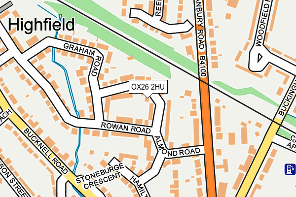 OX26 2HU map - OS OpenMap – Local (Ordnance Survey) OX26 2HU map - OS OpenMap – Local (Ordnance Survey)
