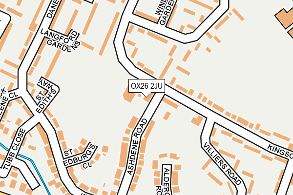 OX26 2JU map - OS OpenMap – Local (Ordnance Survey) OX26 2JU map - OS OpenMap – Local (Ordnance Survey)