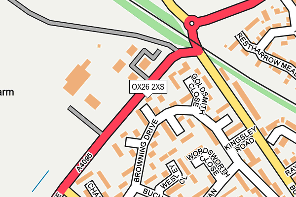 OX26 2XS map - OS OpenMap – Local (Ordnance Survey) OX26 2XS map - OS OpenMap – Local (Ordnance Survey)