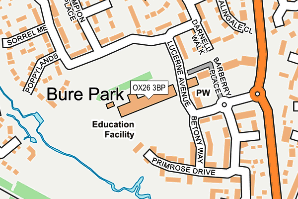 OX26 3BP map - OS OpenMap – Local (Ordnance Survey) OX26 3BP map - OS OpenMap – Local (Ordnance Survey)