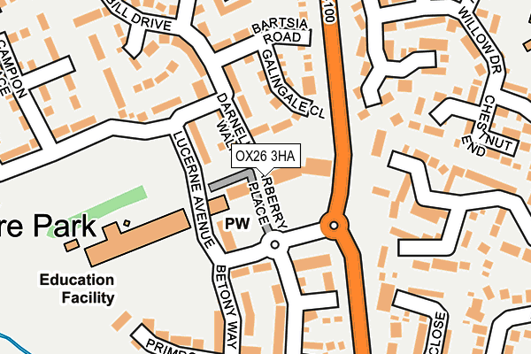 OX26 3HA map - OS OpenMap – Local (Ordnance Survey) OX26 3HA map - OS OpenMap – Local (Ordnance Survey)