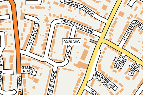 OX26 3HG map - OS OpenMap – Local (Ordnance Survey) OX26 3HG map - OS OpenMap – Local (Ordnance Survey)