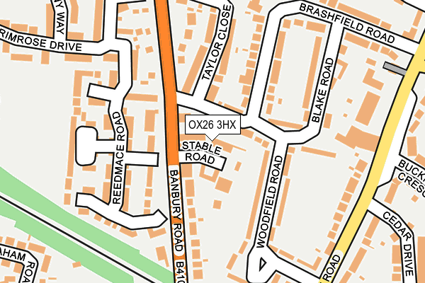 OX26 3HX map - OS OpenMap – Local (Ordnance Survey) OX26 3HX map - OS OpenMap – Local (Ordnance Survey)