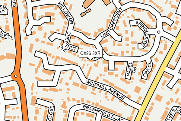 OX26 3XR map - OS OpenMap – Local (Ordnance Survey) OX26 3XR map - OS OpenMap – Local (Ordnance Survey)