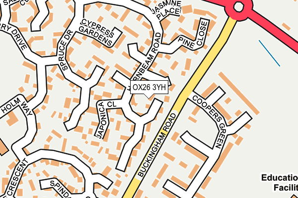 OX26 3YH map - OS OpenMap – Local (Ordnance Survey) OX26 3YH map - OS OpenMap – Local (Ordnance Survey)