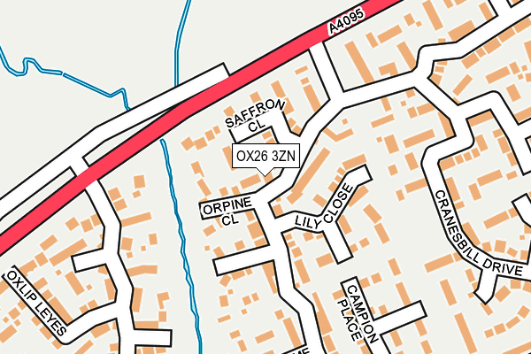 OX26 3ZN map - OS OpenMap – Local (Ordnance Survey) OX26 3ZN map - OS OpenMap – Local (Ordnance Survey)