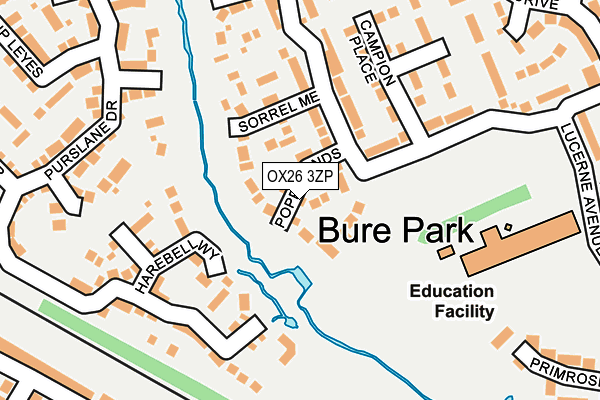 OX26 3ZP map - OS OpenMap – Local (Ordnance Survey) OX26 3ZP map - OS OpenMap – Local (Ordnance Survey)