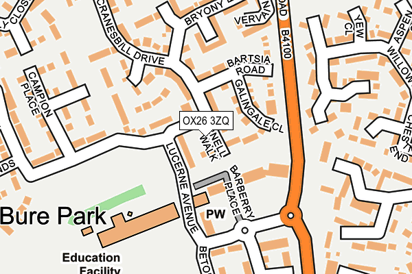 OX26 3ZQ map - OS OpenMap – Local (Ordnance Survey) OX26 3ZQ map - OS OpenMap – Local (Ordnance Survey)