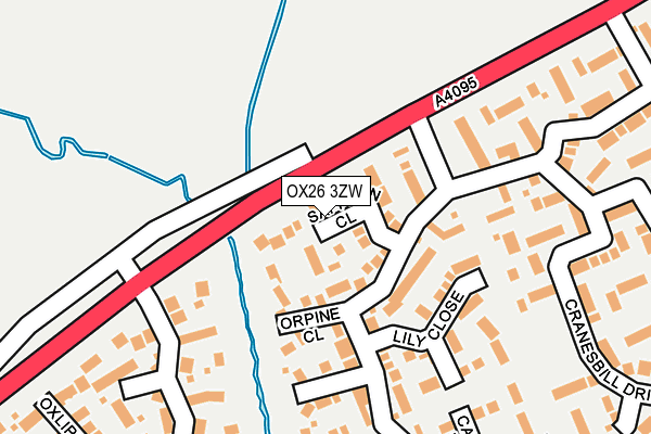 OX26 3ZW map - OS OpenMap – Local (Ordnance Survey) OX26 3ZW map - OS OpenMap – Local (Ordnance Survey)