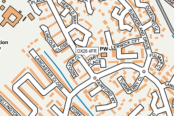 OX26 4FR map - OS OpenMap – Local (Ordnance Survey) OX26 4FR map - OS OpenMap – Local (Ordnance Survey)