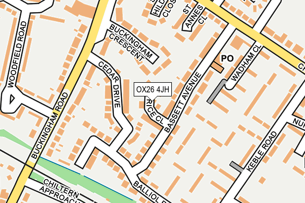 OX26 4JH map - OS OpenMap – Local (Ordnance Survey) OX26 4JH map - OS OpenMap – Local (Ordnance Survey)