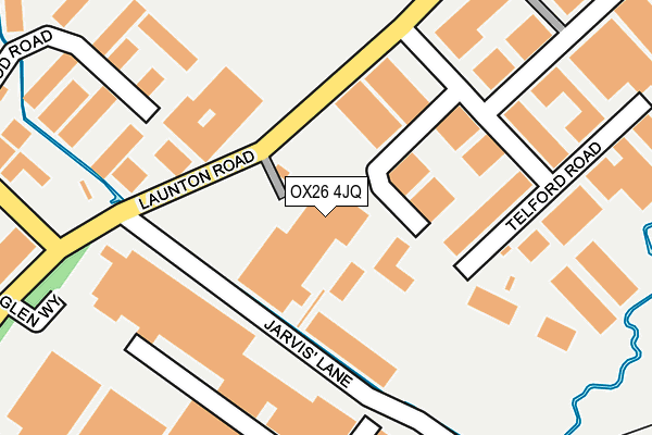 OX26 4JQ map - OS OpenMap – Local (Ordnance Survey) OX26 4JQ map - OS OpenMap – Local (Ordnance Survey)