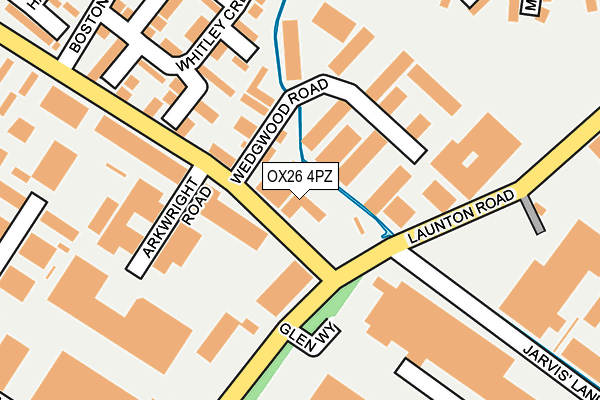 OX26 4PZ map - OS OpenMap – Local (Ordnance Survey) OX26 4PZ map - OS OpenMap – Local (Ordnance Survey)