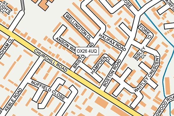 OX26 4UQ map - OS OpenMap – Local (Ordnance Survey) OX26 4UQ map - OS OpenMap – Local (Ordnance Survey)