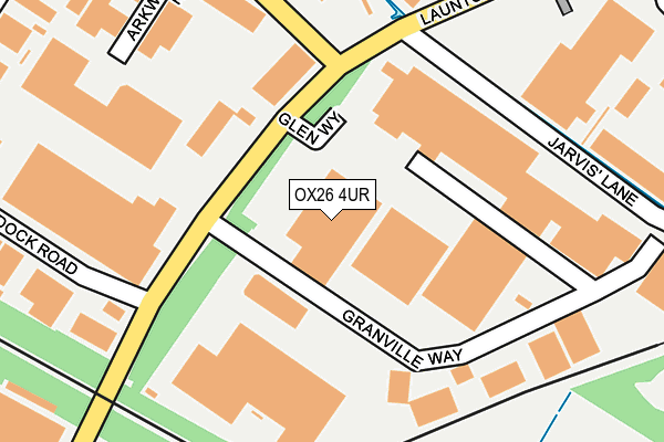 OX26 4UR map - OS OpenMap – Local (Ordnance Survey) OX26 4UR map - OS OpenMap – Local (Ordnance Survey)