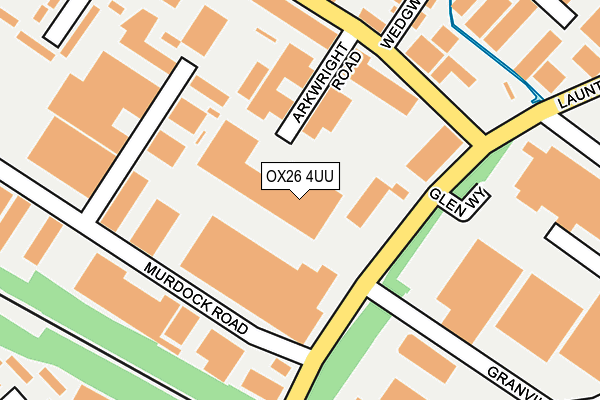 OX26 4UU map - OS OpenMap – Local (Ordnance Survey) OX26 4UU map - OS OpenMap – Local (Ordnance Survey)