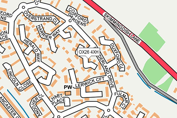 OX26 4XH map - OS OpenMap – Local (Ordnance Survey) OX26 4XH map - OS OpenMap – Local (Ordnance Survey)