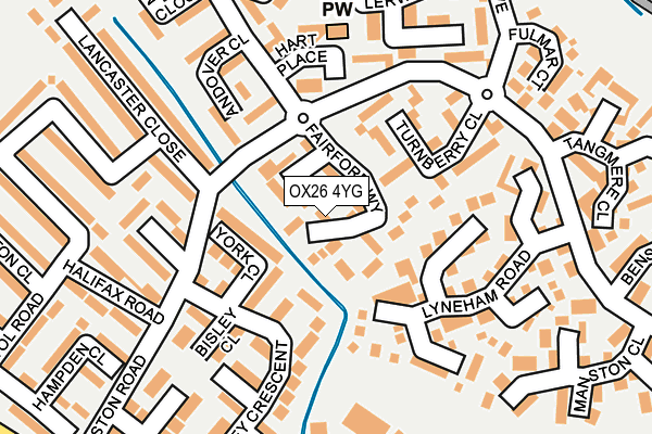 OX26 4YG map - OS OpenMap – Local (Ordnance Survey) OX26 4YG map - OS OpenMap – Local (Ordnance Survey)