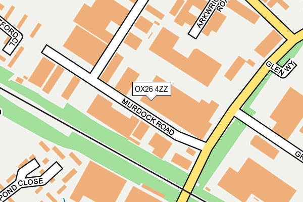 OX26 4ZZ map - OS OpenMap – Local (Ordnance Survey) OX26 4ZZ map - OS OpenMap – Local (Ordnance Survey)
