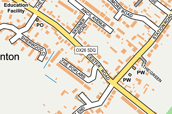 OX26 5DQ map - OS OpenMap – Local (Ordnance Survey) OX26 5DQ map - OS OpenMap – Local (Ordnance Survey)
