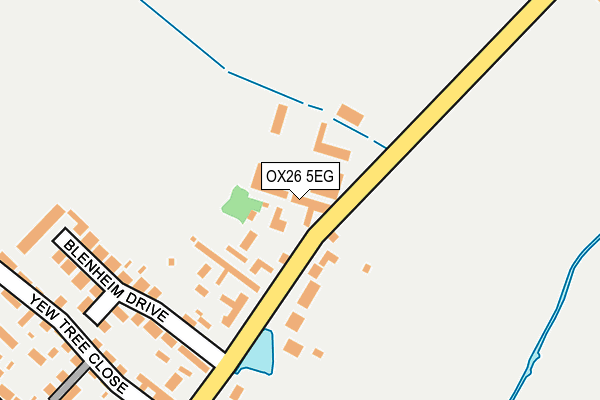 OX26 5EG map - OS OpenMap – Local (Ordnance Survey) OX26 5EG map - OS OpenMap – Local (Ordnance Survey)