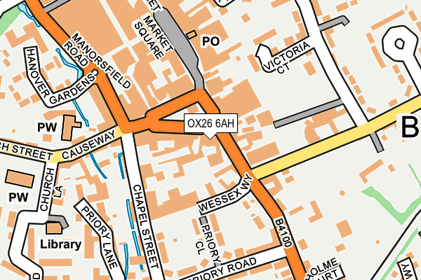 OX26 6AH map - OS OpenMap – Local (Ordnance Survey) OX26 6AH map - OS OpenMap – Local (Ordnance Survey)