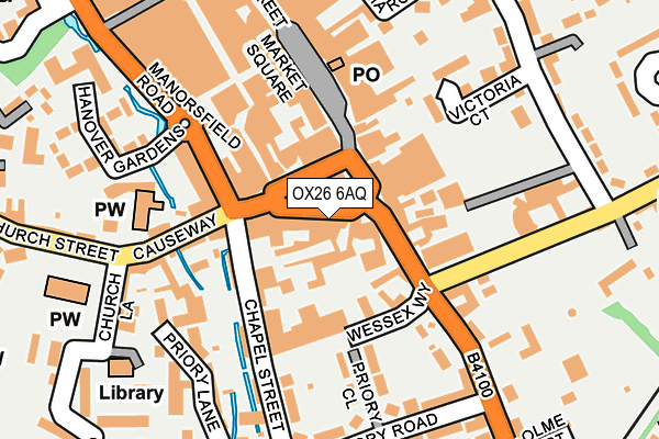 OX26 6AQ map - OS OpenMap – Local (Ordnance Survey) OX26 6AQ map - OS OpenMap – Local (Ordnance Survey)