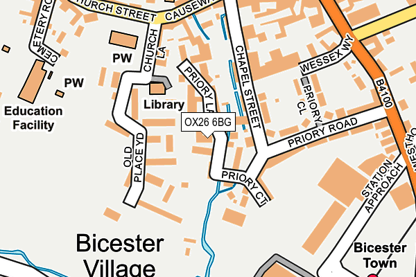 OX26 6BG map - OS OpenMap – Local (Ordnance Survey) OX26 6BG map - OS OpenMap – Local (Ordnance Survey)
