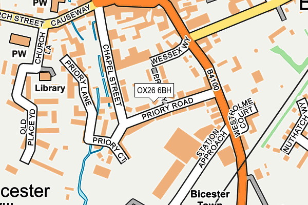 OX26 6BH map - OS OpenMap – Local (Ordnance Survey) OX26 6BH map - OS OpenMap – Local (Ordnance Survey)