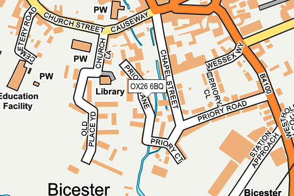 OX26 6BQ map - OS OpenMap – Local (Ordnance Survey) OX26 6BQ map - OS OpenMap – Local (Ordnance Survey)