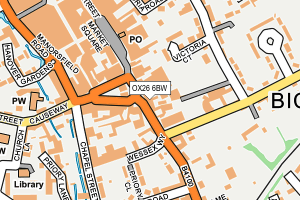 OX26 6BW map - OS OpenMap – Local (Ordnance Survey) OX26 6BW map - OS OpenMap – Local (Ordnance Survey)