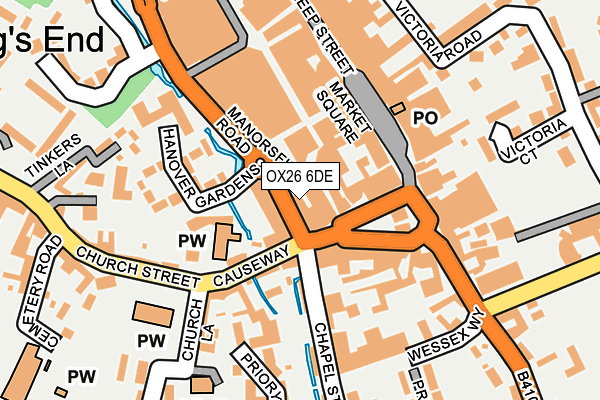 OX26 6DE map - OS OpenMap – Local (Ordnance Survey) OX26 6DE map - OS OpenMap – Local (Ordnance Survey)