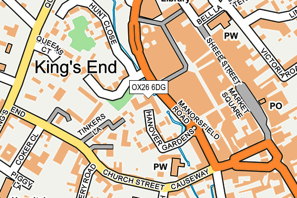 OX26 6DG map - OS OpenMap – Local (Ordnance Survey) OX26 6DG map - OS OpenMap – Local (Ordnance Survey)