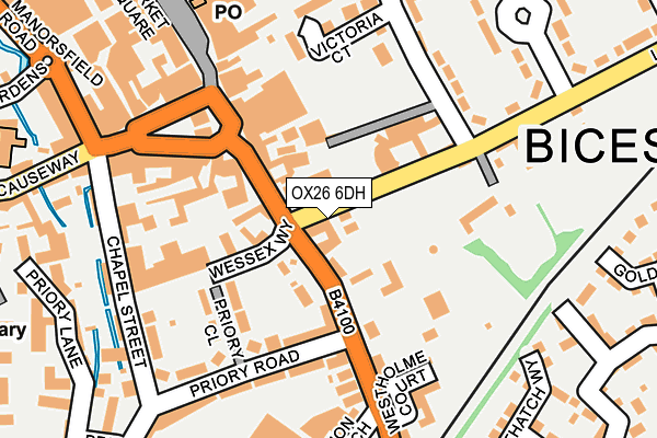 OX26 6DH map - OS OpenMap – Local (Ordnance Survey) OX26 6DH map - OS OpenMap – Local (Ordnance Survey)