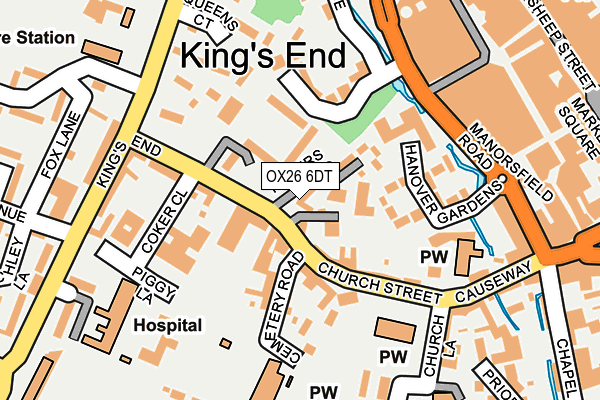 OX26 6DT map - OS OpenMap – Local (Ordnance Survey) OX26 6DT map - OS OpenMap – Local (Ordnance Survey)