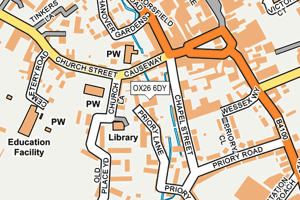 OX26 6DY map - OS OpenMap – Local (Ordnance Survey) OX26 6DY map - OS OpenMap – Local (Ordnance Survey)