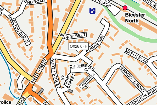 OX26 6FH map - OS OpenMap – Local (Ordnance Survey) OX26 6FH map - OS OpenMap – Local (Ordnance Survey)