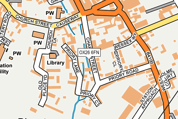 OX26 6FN map - OS OpenMap – Local (Ordnance Survey) OX26 6FN map - OS OpenMap – Local (Ordnance Survey)