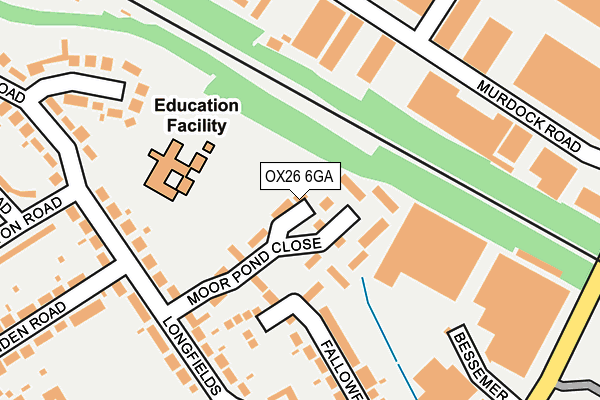 OX26 6GA map - OS OpenMap – Local (Ordnance Survey) OX26 6GA map - OS OpenMap – Local (Ordnance Survey)