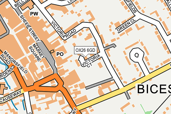 OX26 6GD map - OS OpenMap – Local (Ordnance Survey) OX26 6GD map - OS OpenMap – Local (Ordnance Survey)