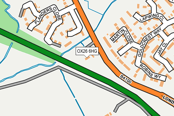 OX26 6HG map - OS OpenMap – Local (Ordnance Survey) OX26 6HG map - OS OpenMap – Local (Ordnance Survey)
