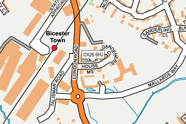 OX26 6HJ map - OS OpenMap – Local (Ordnance Survey) OX26 6HJ map - OS OpenMap – Local (Ordnance Survey)