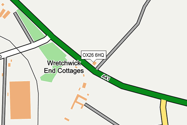 OX26 6HQ map - OS OpenMap – Local (Ordnance Survey) OX26 6HQ map - OS OpenMap – Local (Ordnance Survey)