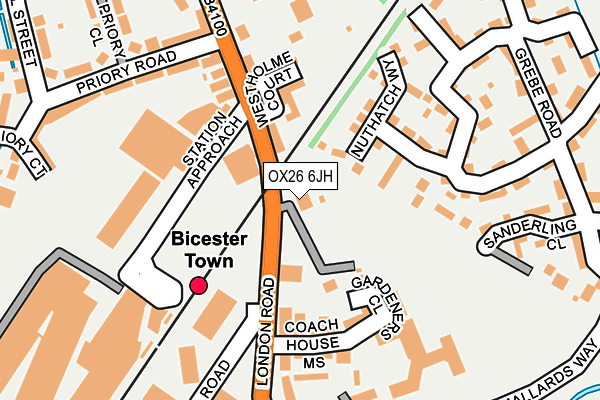 OX26 6JH map - OS OpenMap – Local (Ordnance Survey) OX26 6JH map - OS OpenMap – Local (Ordnance Survey)