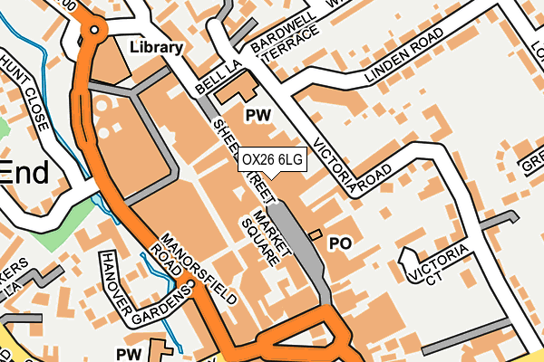 OX26 6LG map - OS OpenMap – Local (Ordnance Survey) OX26 6LG map - OS OpenMap – Local (Ordnance Survey)