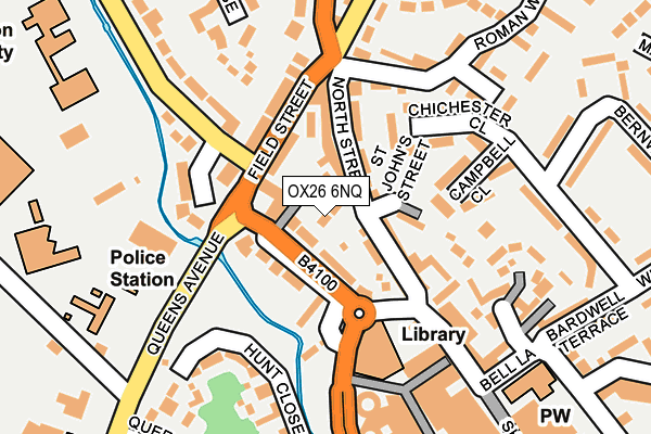 OX26 6NQ map - OS OpenMap – Local (Ordnance Survey) OX26 6NQ map - OS OpenMap – Local (Ordnance Survey)
